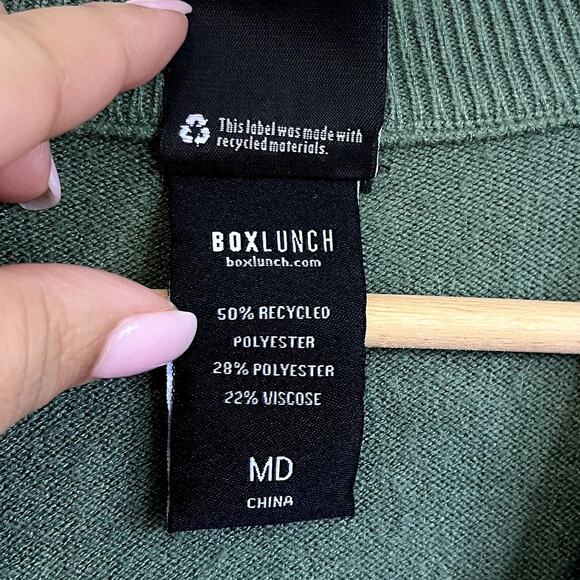 Studio Ghibli My Neighbor Totoro Panel Womens Cardigan Sweater Size M Mushroom - Picture 8 of 9